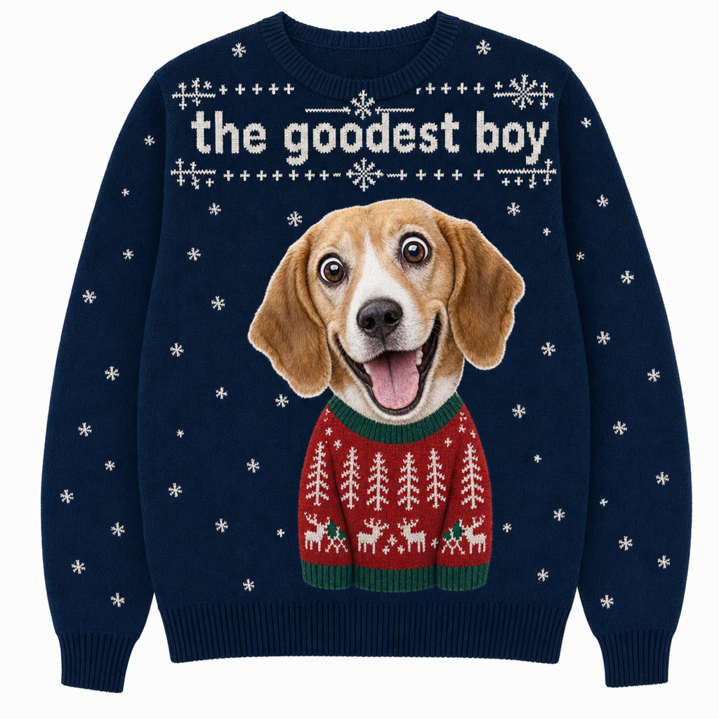 Placeholder preview of a goodest-boy sweater