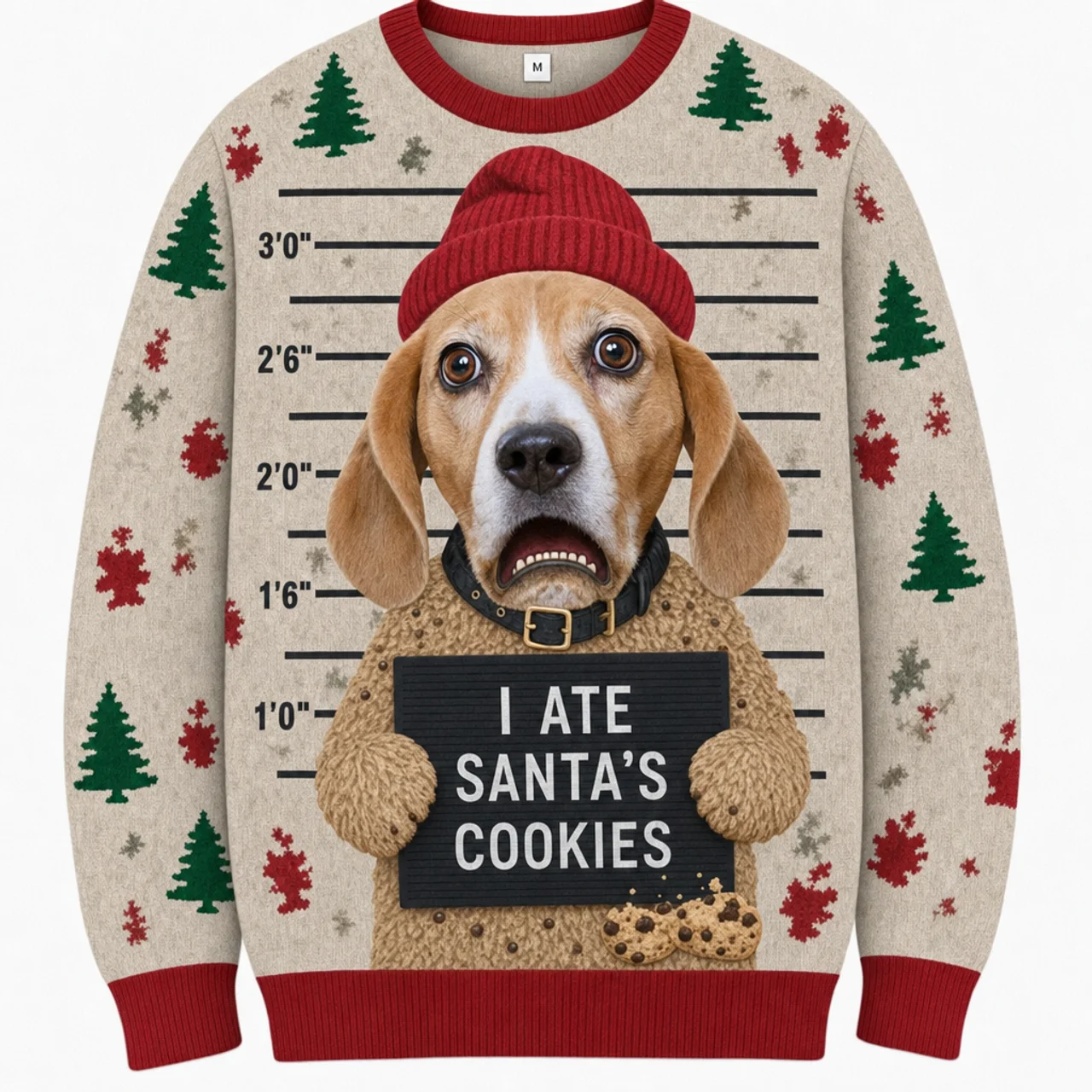 Placeholder preview of a cookie-heist sweater